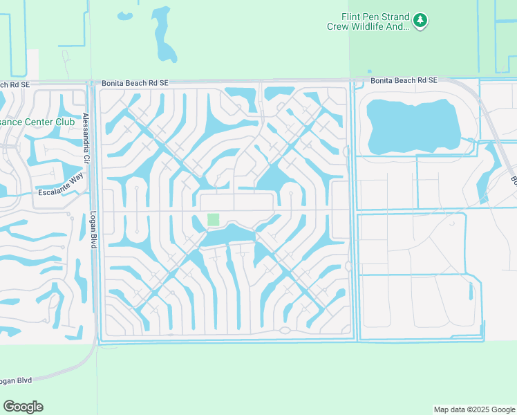 map of restaurants, bars, coffee shops, grocery stores, and more near 15348 Latitude Drive in Bonita Springs