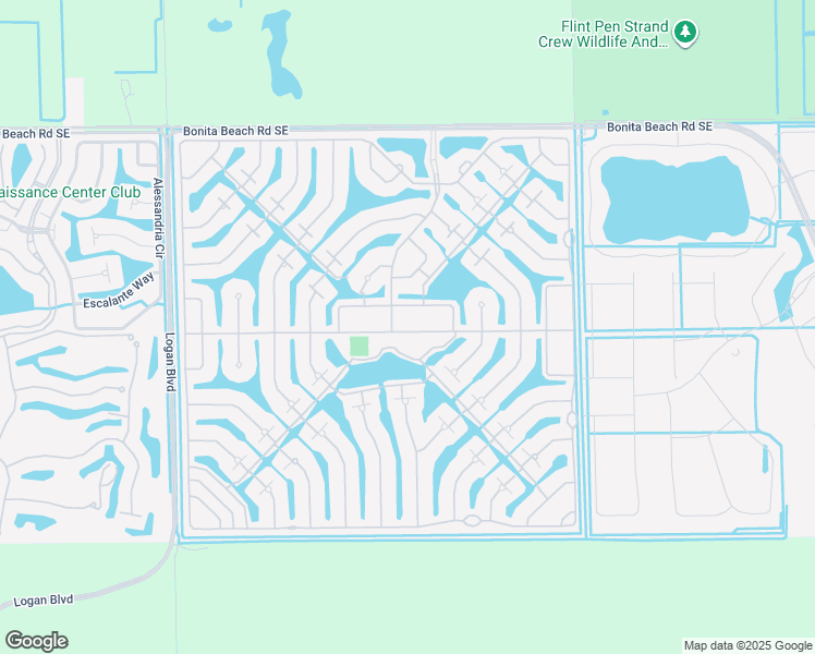 map of restaurants, bars, coffee shops, grocery stores, and more near 15301 Latitude Drive in Bonita Springs