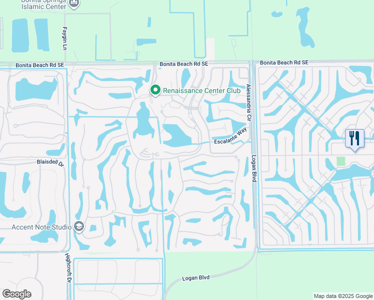 map of restaurants, bars, coffee shops, grocery stores, and more near 14513 Carino Terrace in Bonita Springs