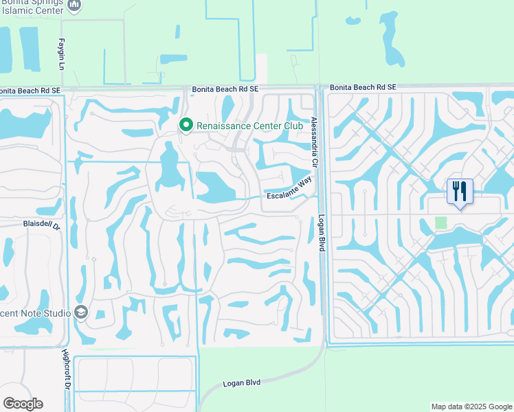 map of restaurants, bars, coffee shops, grocery stores, and more near 14533 Carino Terrace in Bonita Springs