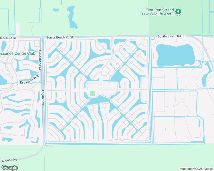 map of restaurants, bars, coffee shops, grocery stores, and more near 15348 Latitude Drive in Bonita Springs