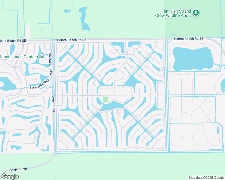 map of restaurants, bars, coffee shops, grocery stores, and more near 15301 Latitude Drive in Bonita Springs