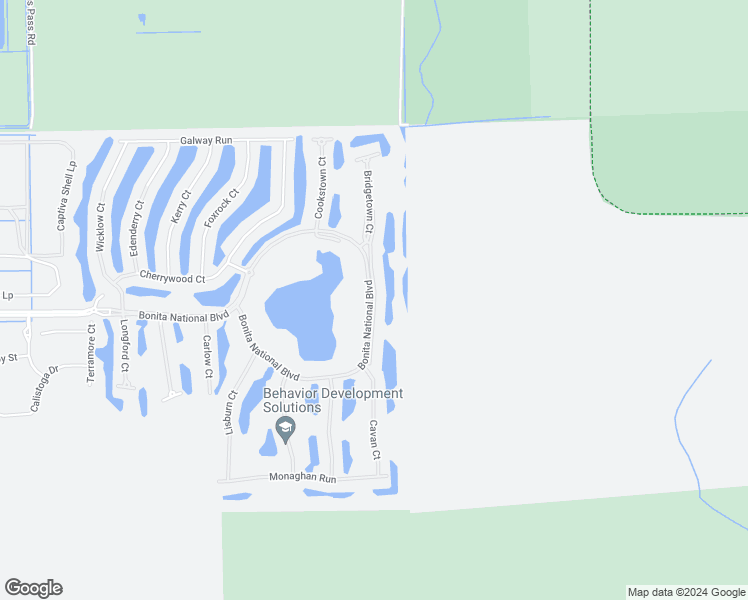 map of restaurants, bars, coffee shops, grocery stores, and more near 17936 Bonita National Boulevard in Bonita Springs