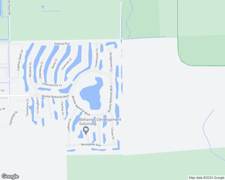 map of restaurants, bars, coffee shops, grocery stores, and more near 17971 Bonita National Boulevard in Bonita Springs