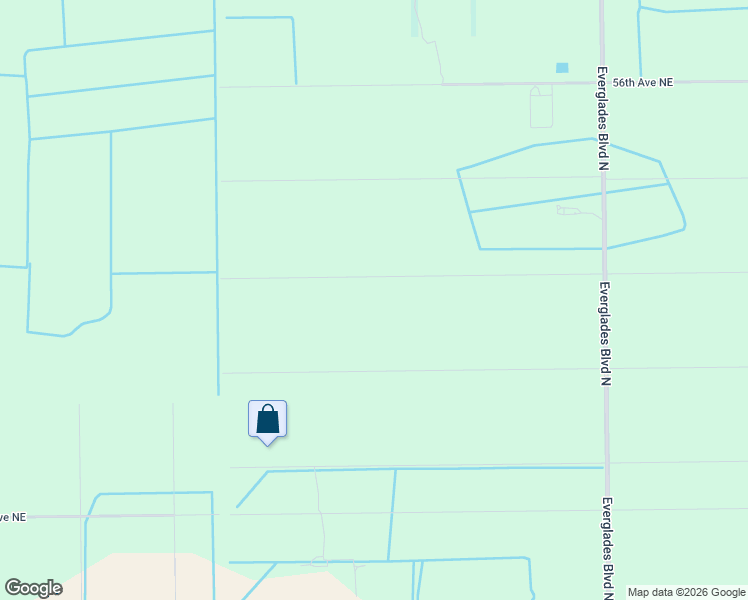map of restaurants, bars, coffee shops, grocery stores, and more near 2586 52nd Avenue Northeast in Naples