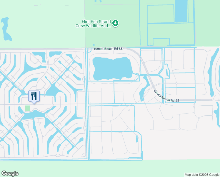 map of restaurants, bars, coffee shops, grocery stores, and more near 28404 Burano Drive in Bonita Springs