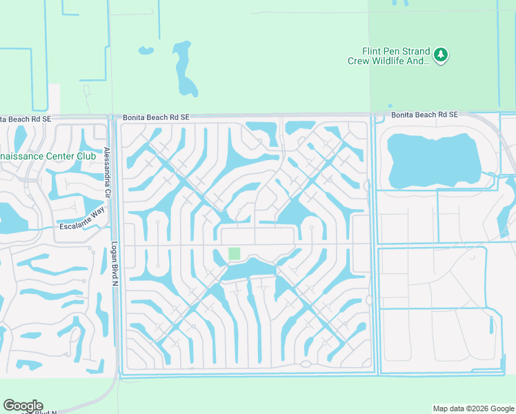 map of restaurants, bars, coffee shops, grocery stores, and more near 15300 Bonefish Trail in Bonita Springs