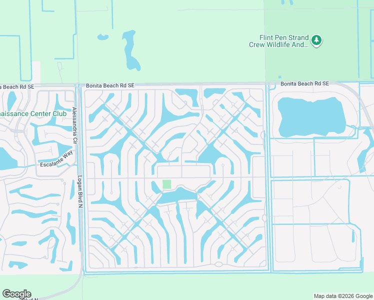 map of restaurants, bars, coffee shops, grocery stores, and more near 15300 Bonefish Trail in Bonita Springs