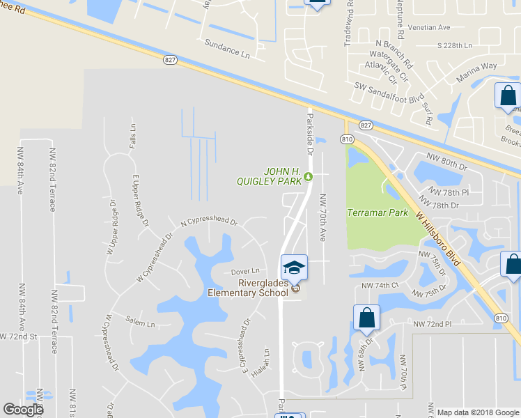 map of restaurants, bars, coffee shops, grocery stores, and more near 7221 Pimlico Lane in Parkland