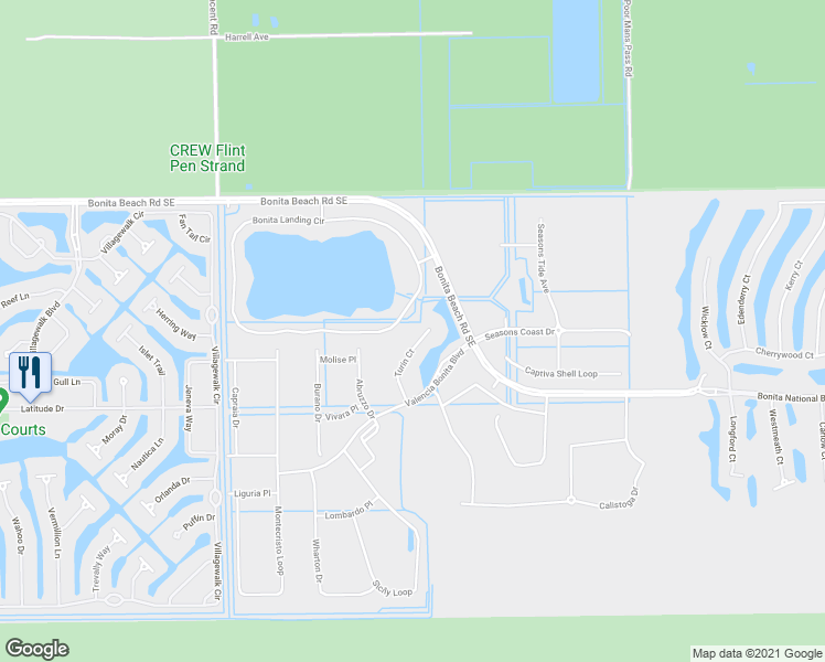 map of restaurants, bars, coffee shops, grocery stores, and more near 28307 Turin Court in Bonita Springs
