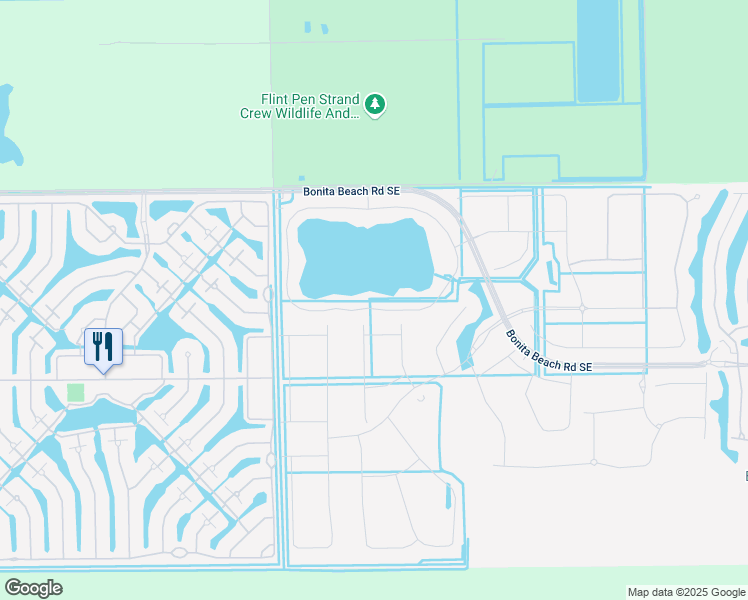 map of restaurants, bars, coffee shops, grocery stores, and more near 16339 Bonita Landing Circle in Bonita Springs