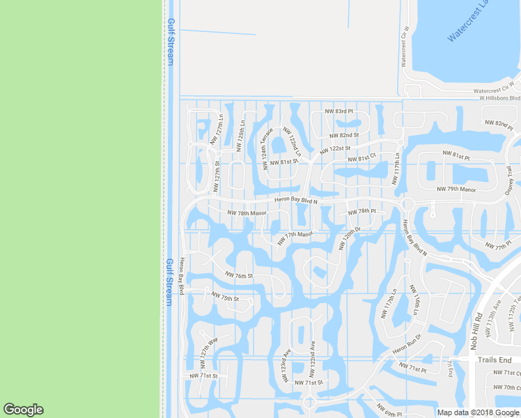 map of restaurants, bars, coffee shops, grocery stores, and more near 12451 Northwest 78th Manor in Tamarac