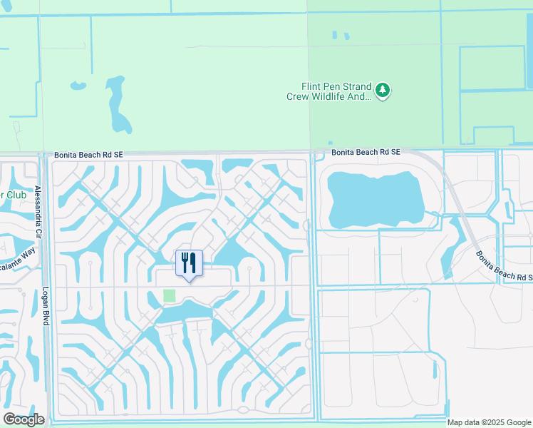 map of restaurants, bars, coffee shops, grocery stores, and more near 28109 Herring Way in Bonita Springs