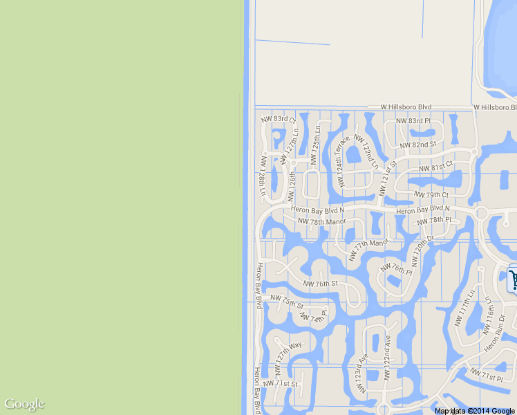 map of restaurants, bars, coffee shops, grocery stores, and more near 7987 Northwest 128th Lane in Parkland