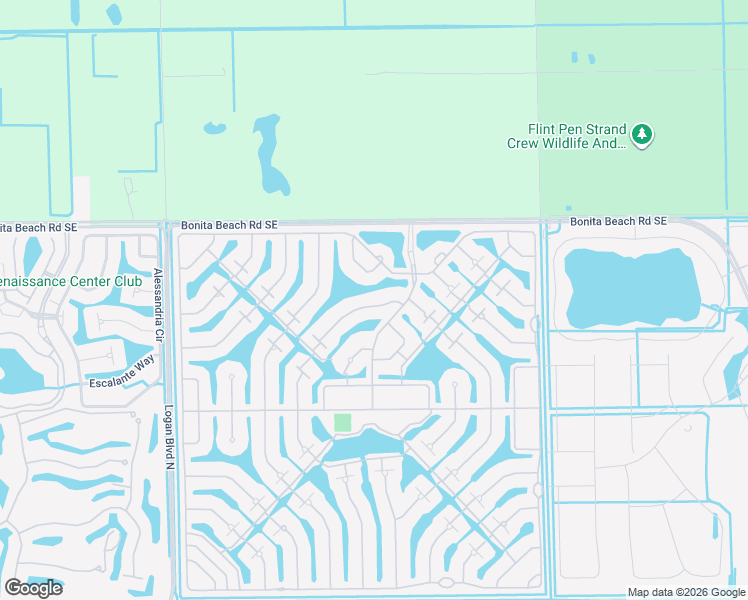 map of restaurants, bars, coffee shops, grocery stores, and more near 28050 Tiger Barb Way in Bonita Springs