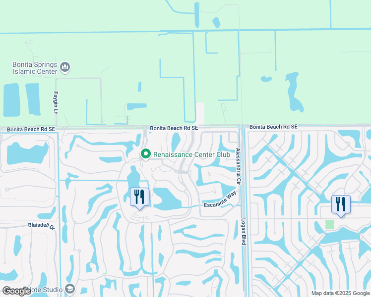 map of restaurants, bars, coffee shops, grocery stores, and more near 29080 Alessandria Circle in Bonita Springs