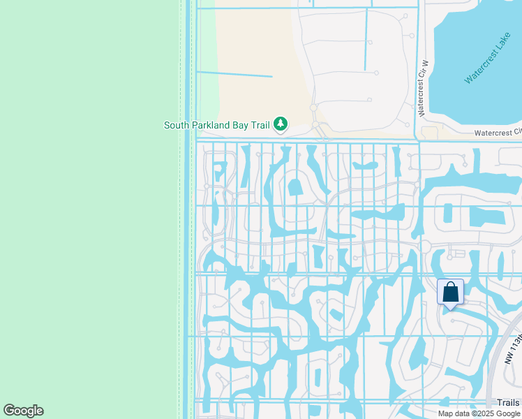 map of restaurants, bars, coffee shops, grocery stores, and more near 8100 Northwest 126th Terrace in Tamarac