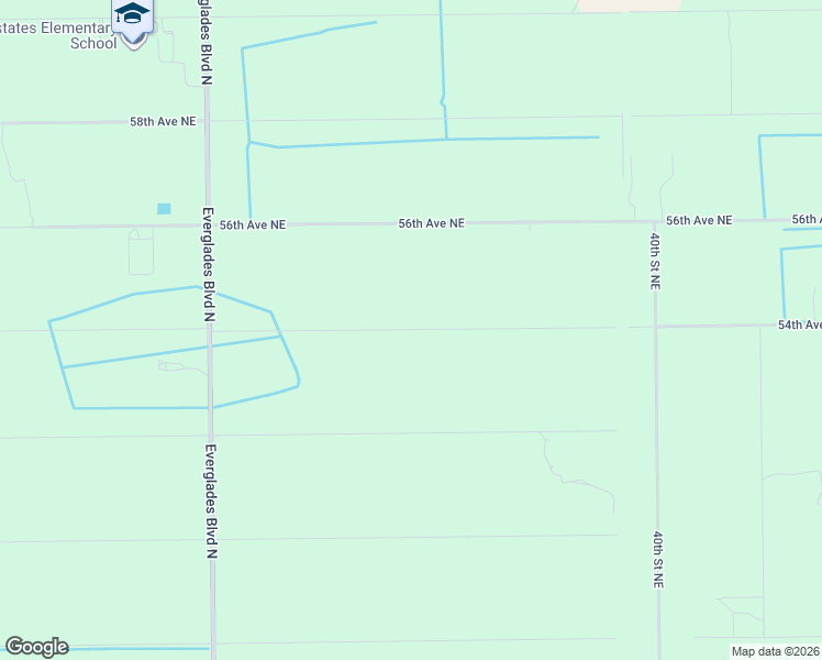 map of restaurants, bars, coffee shops, grocery stores, and more near 3467 54th Avenue Northeast in Naples