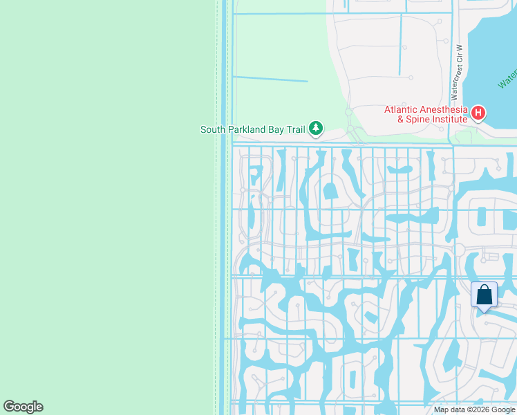 map of restaurants, bars, coffee shops, grocery stores, and more near 8109 Northwest 127th Lane in Parkland