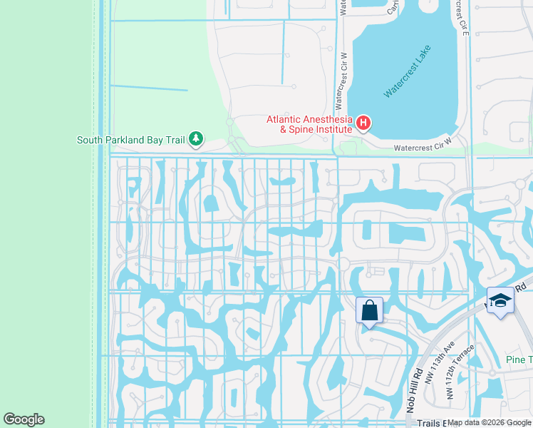 map of restaurants, bars, coffee shops, grocery stores, and more near 12095 Northwest 81st Court in Tamarac