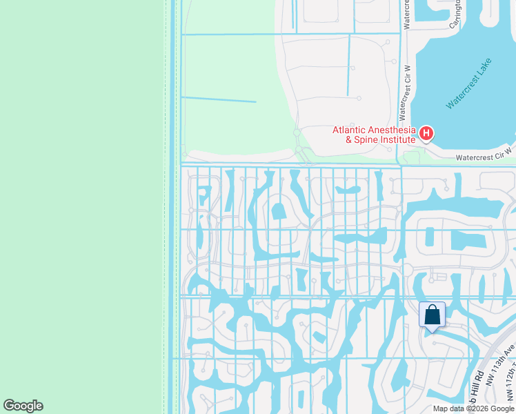 map of restaurants, bars, coffee shops, grocery stores, and more near 8230 Northwest 124th Terrace in Tamarac