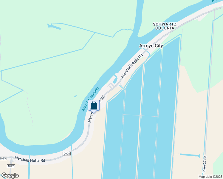 map of restaurants, bars, coffee shops, grocery stores, and more near 36277 Marshall Hutts Road in Rio Hondo