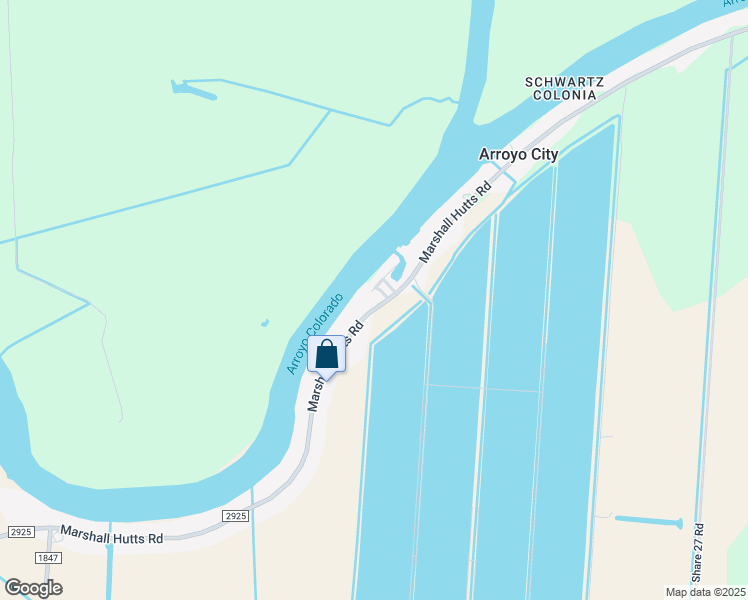 map of restaurants, bars, coffee shops, grocery stores, and more near 36277 Marshall Hutts Road in Rio Hondo