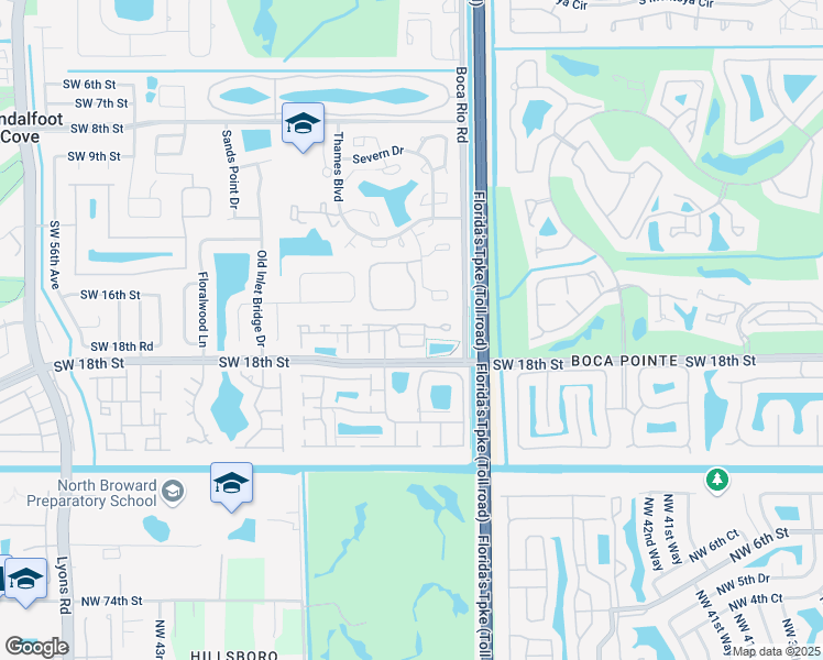 map of restaurants, bars, coffee shops, grocery stores, and more near 8152 Cedar Hollow Lane in Boca Raton