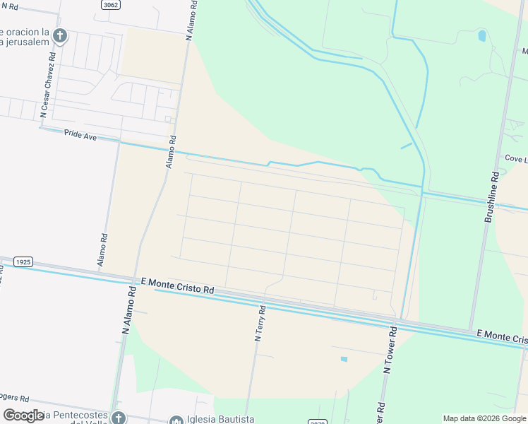 map of restaurants, bars, coffee shops, grocery stores, and more near 1215 East Owassa Road in Edinburg