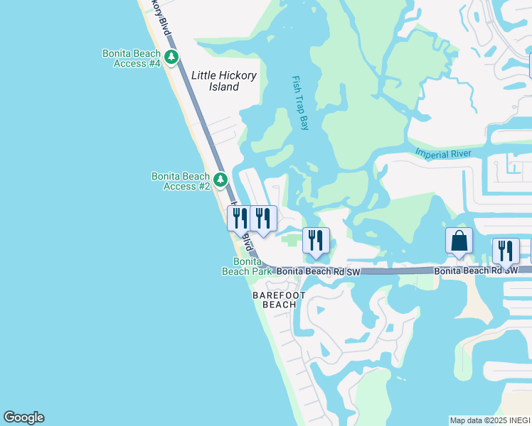 map of restaurants, bars, coffee shops, grocery stores, and more near 27755 Forester Drive in Bonita Springs