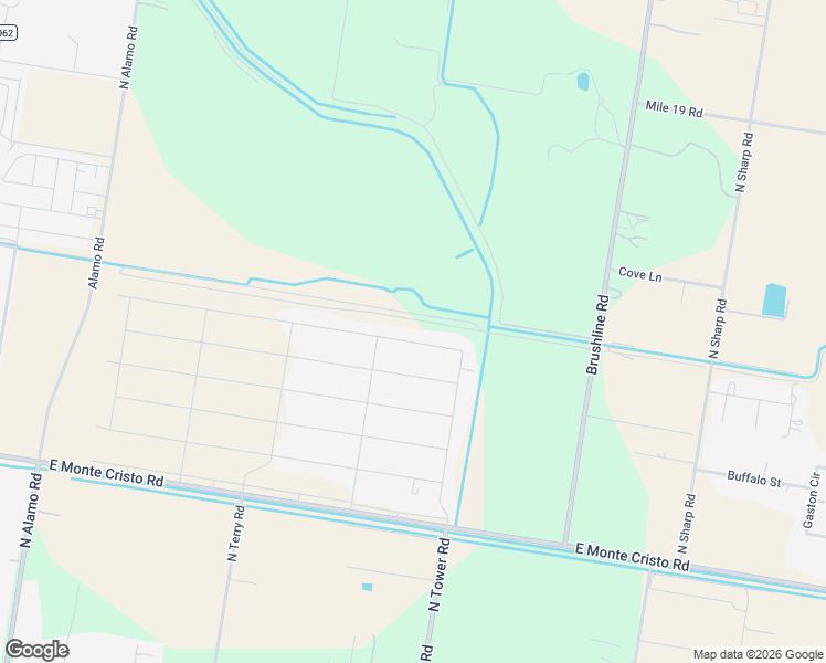 map of restaurants, bars, coffee shops, grocery stores, and more near 4900 North Terry Road in Edinburg