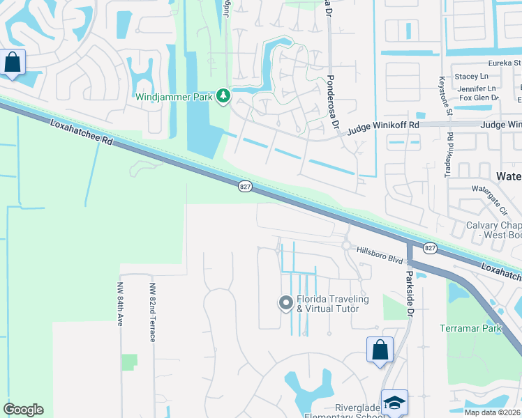 map of restaurants, bars, coffee shops, grocery stores, and more near 11997 Loxahatchee Road in Parkland