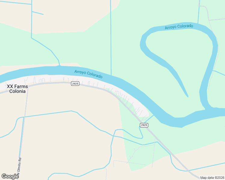 map of restaurants, bars, coffee shops, grocery stores, and more near 33869-33895 Farm to Market 2925 in Rio Hondo
