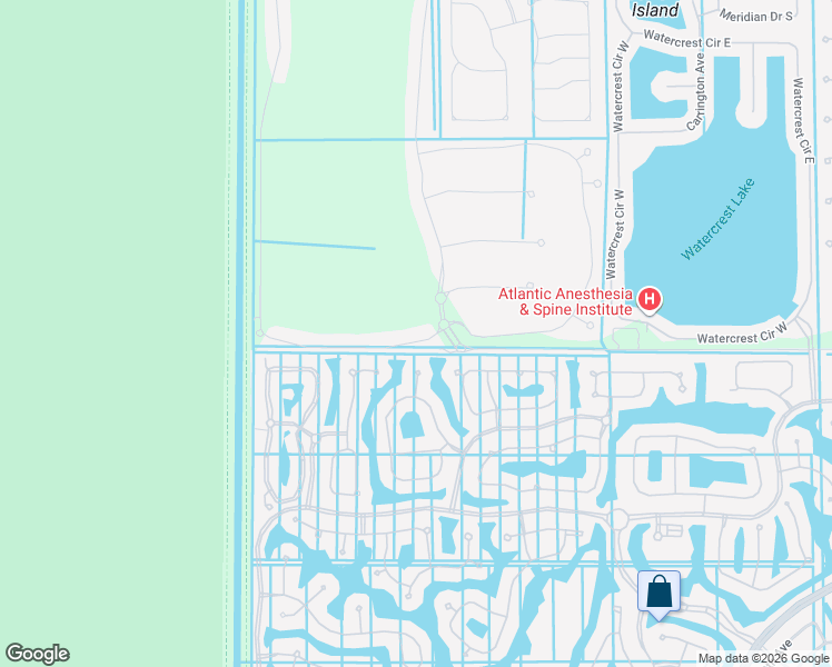 map of restaurants, bars, coffee shops, grocery stores, and more near 8635 Parkland Bay Drive in Parkland