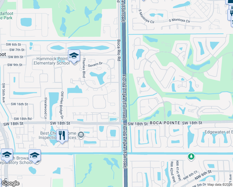 map of restaurants, bars, coffee shops, grocery stores, and more near 22964 Oxford Place in Boca Raton