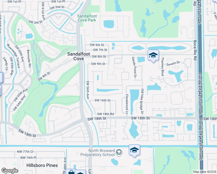 map of restaurants, bars, coffee shops, grocery stores, and more near 8794 Chunnel Drive in Boca Raton