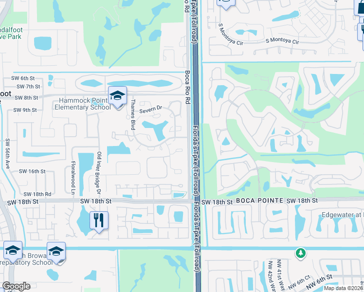 map of restaurants, bars, coffee shops, grocery stores, and more near 22964 Oxford Place in Boca Raton