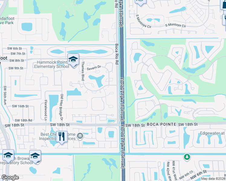 map of restaurants, bars, coffee shops, grocery stores, and more near 22964 Oxford Place in Boca Raton