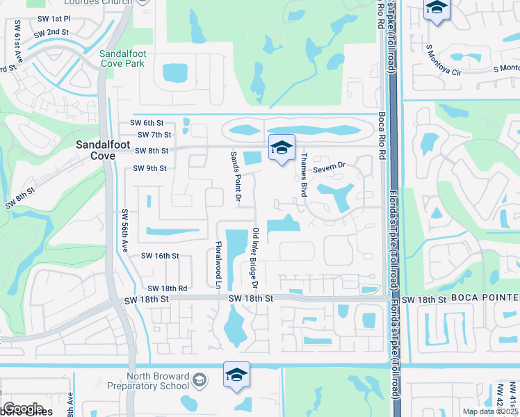 map of restaurants, bars, coffee shops, grocery stores, and more near 8401 Trent Court in Boca Raton