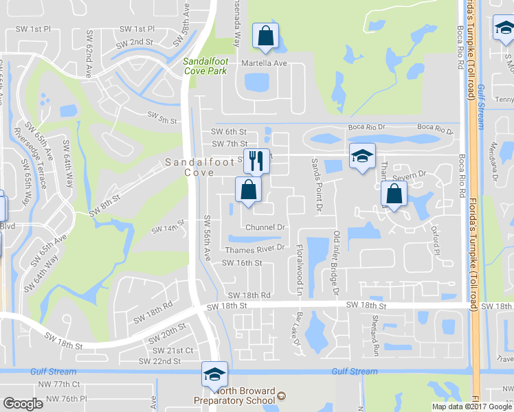 map of restaurants, bars, coffee shops, grocery stores, and more near 8834 SW 10th St in Boca Raton