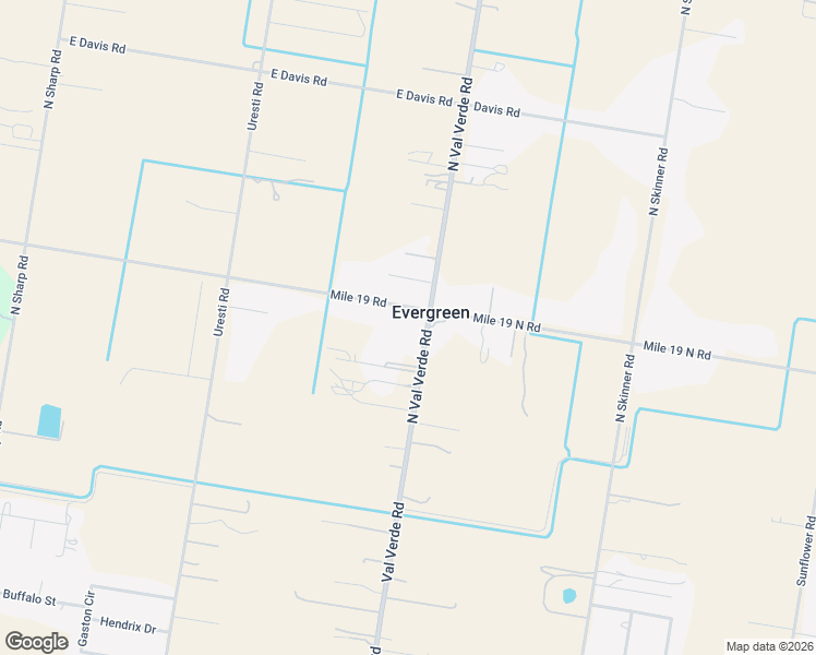 map of restaurants, bars, coffee shops, grocery stores, and more near 21917 North Val Verde Road in Edinburg