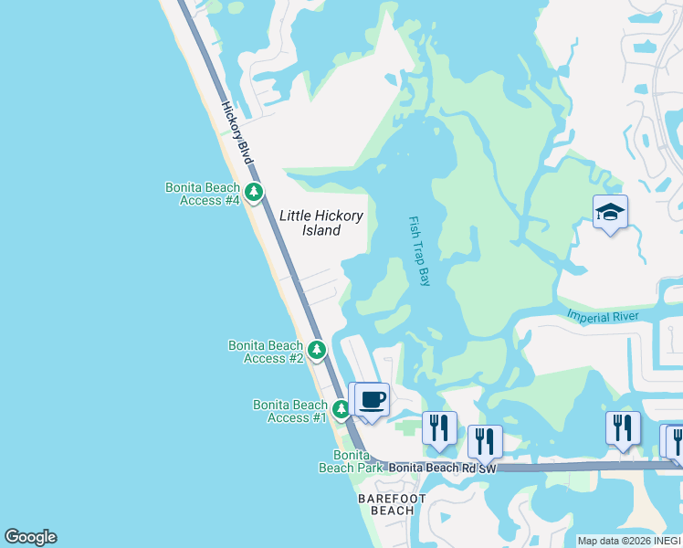 map of restaurants, bars, coffee shops, grocery stores, and more near 27547 Hickory Bay Drive in Bonita Springs