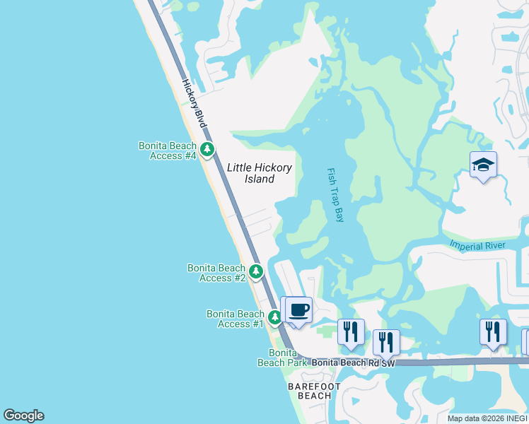 map of restaurants, bars, coffee shops, grocery stores, and more near 27547 Hickory Bay Drive in Bonita Springs