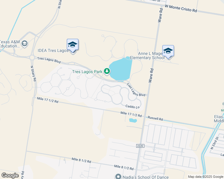 map of restaurants, bars, coffee shops, grocery stores, and more near 4812 Ensenada Avenue in McAllen