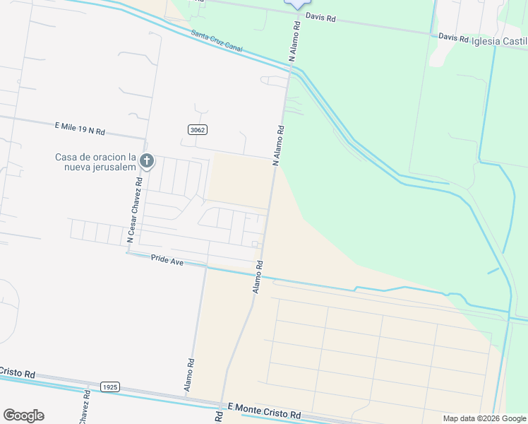 map of restaurants, bars, coffee shops, grocery stores, and more near 4548 Alamo Road in Edinburg