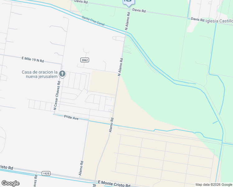 map of restaurants, bars, coffee shops, grocery stores, and more near 4548 Alamo Road in Edinburg