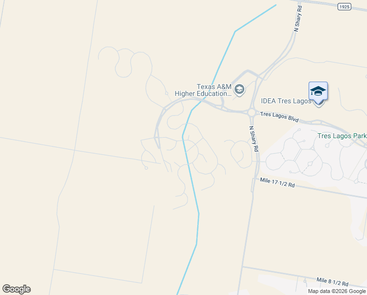 map of restaurants, bars, coffee shops, grocery stores, and more near Mile 9 in Edinburg