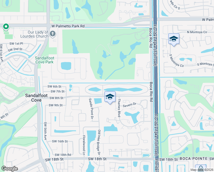 map of restaurants, bars, coffee shops, grocery stores, and more near 8170 Boca Rio Drive in Boca Raton