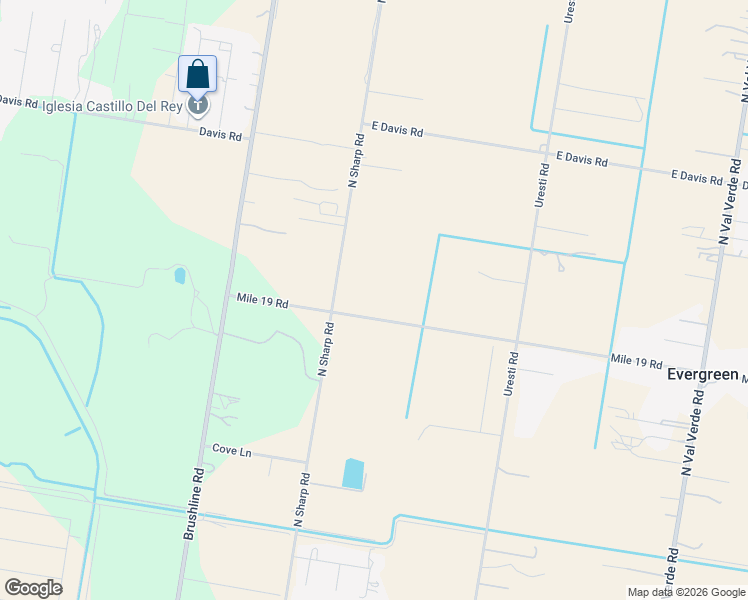 map of restaurants, bars, coffee shops, grocery stores, and more near 16106 Mile 19 Road in Monte Alto