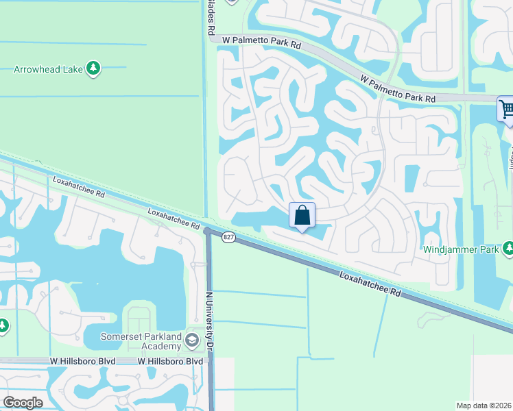 map of restaurants, bars, coffee shops, grocery stores, and more near 22604 Middletown Drive in Boca Raton